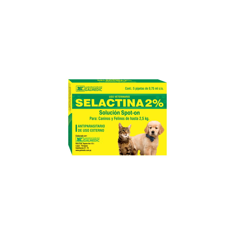 SELACTINA Caninos y Felinos de hasta 2,5 kg.
