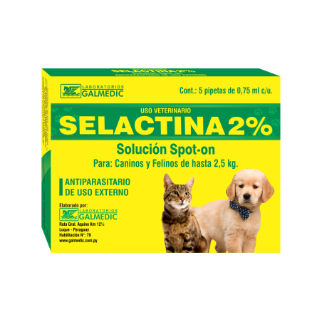 SELACTINA Caninos y Felinos de hasta 2,5 kg.