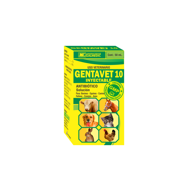 GENTAVET 10 % INYECTABLE